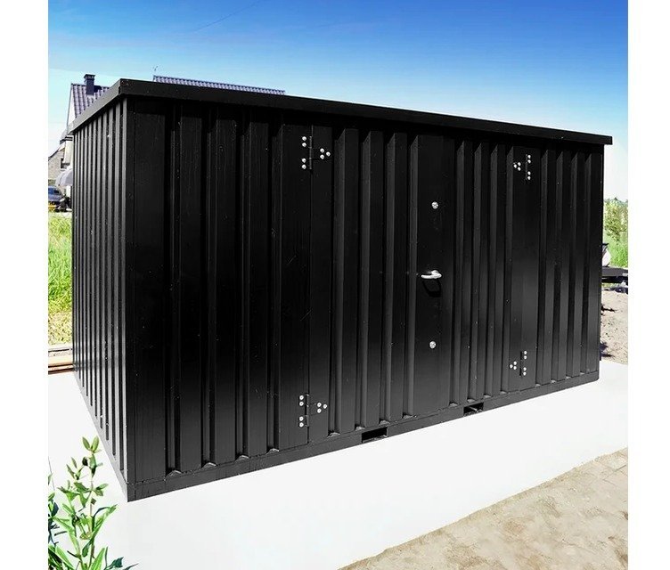 Conteneur de stockage 4 x 2 mètres – avec double porte grand coté – Image 2