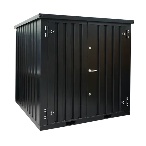 Conteneur de stockage 2 x 2 mètres – avec double porte