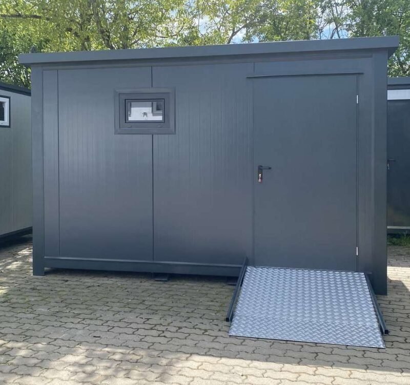 Conteneur sanitaire PMR avec WC PMR