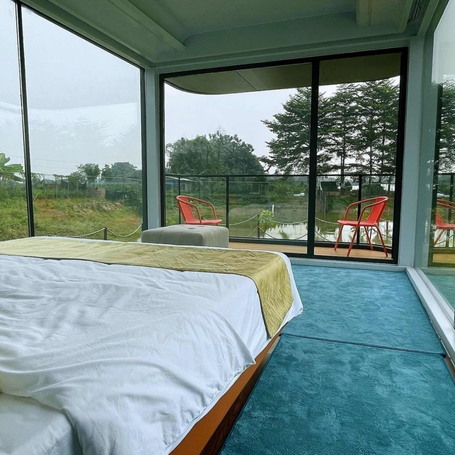 Capsule salle de bain avec balcon E7 2 lits+1 – Image 5