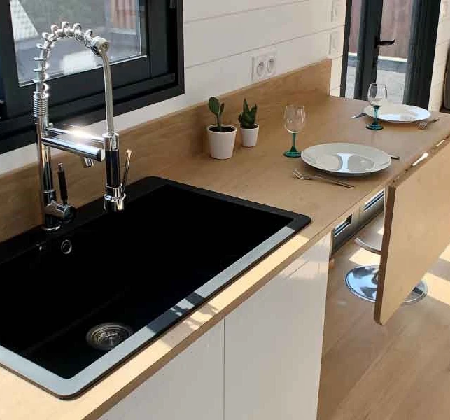 Beste Mezzanine Tiny House Familiale 6 place – Image 12