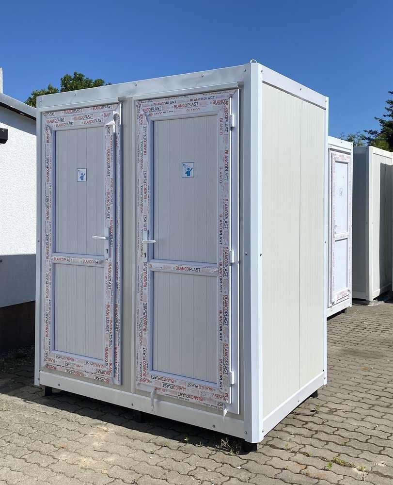 Conteneur de douche avec 2 douches