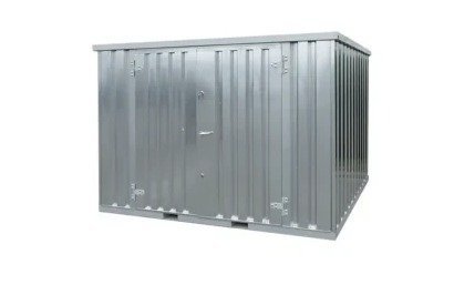 Conteneur de stockage 4 x 2 mètres – avec double porte grand coté