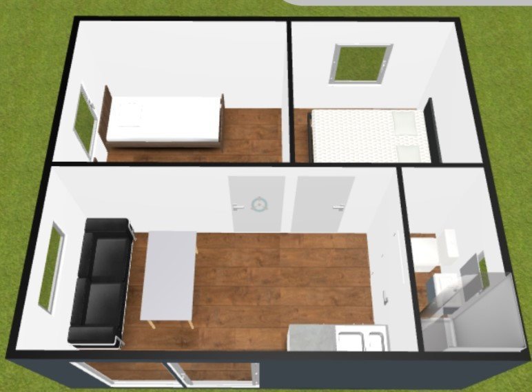 Tiny House avec deux chambres (32 m²) – Image 15