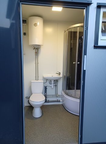 Conteneur Sanitaire WC Douche avec Chaudière et Fenêtre Inclinable – Image 9