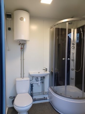 Conteneur Sanitaire WC Douche avec Chaudière et Fenêtre Inclinable – Image 16
