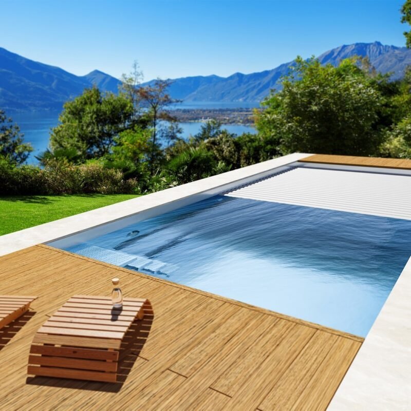 Piscine en acier inoxydable INOX avec skimmer