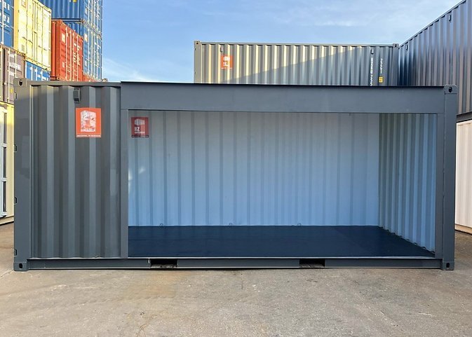 Conteneur Maritime 20 pieds Stand de Vente avec Volet Roulant IICL6 – Image 2