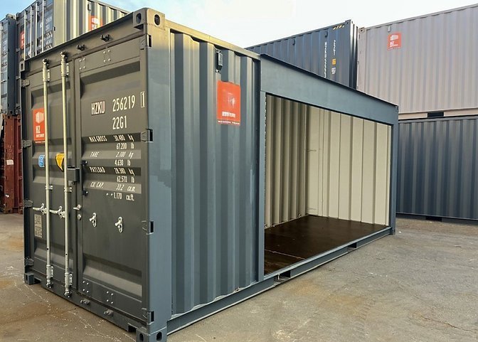 Conteneur Maritime 20 pieds Stand de Vente avec Volet Roulant IICL6 – Image 4