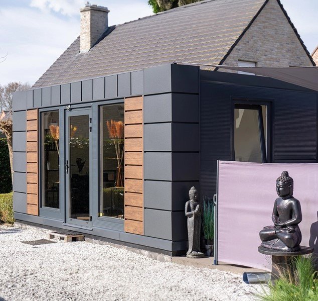 Conteneur Maison Bureau 6×3 mètres modèle Stockholm avec sanitaires et cuisine – Image 3