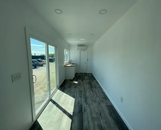 Maison conteneur de 40'' Modèle "EPINA"Bleu – Image 5