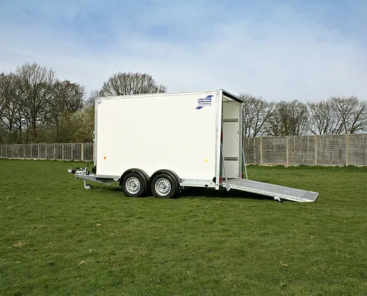 Remorque Ifor Williams BV125G avec portes à rampe