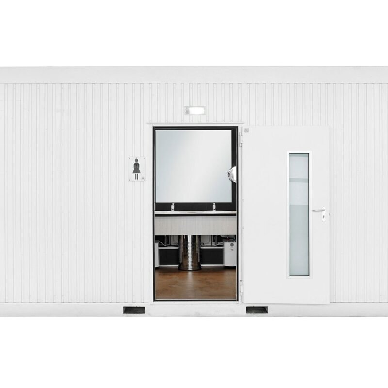 Container sanitaires 6,00 m 6 Toilettes 2 Lavabos