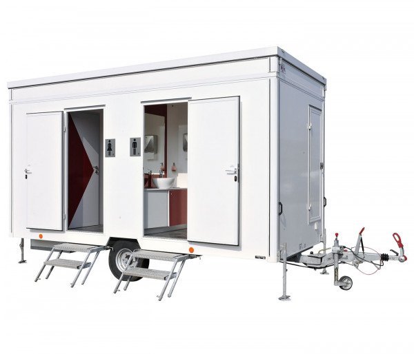 Remorque sanitaire 3 WC 2 urinoirs 2 lavabos