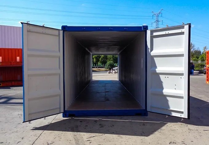 Conteneur Maritime de 40 Pieds Double Door (DD)