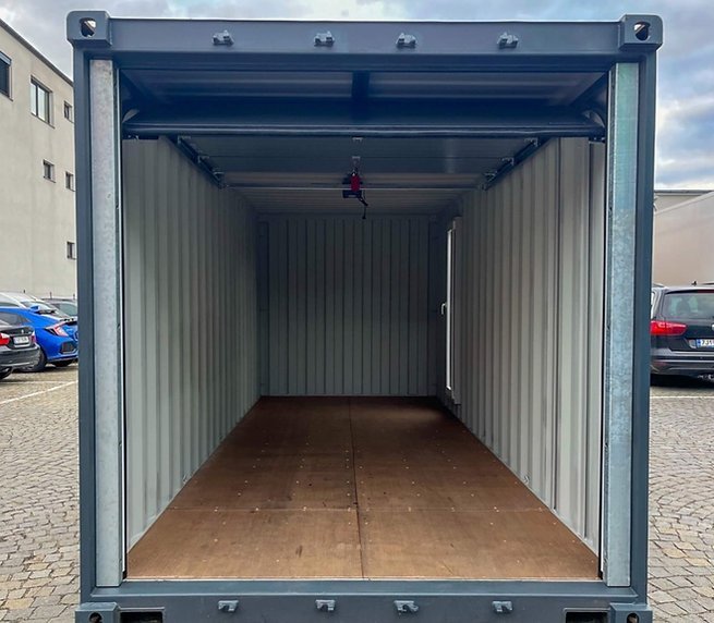 Conteneur maritime 20′ IICL6 avec porte sectionnelle motorisée – Image 6