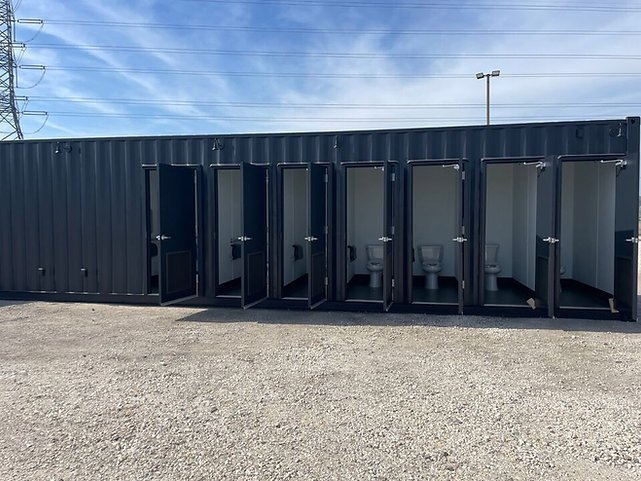 conteneur Toilettes divisé de 40 pieds