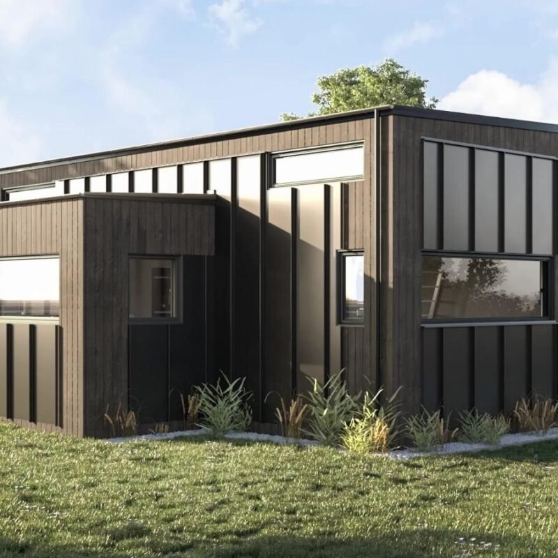 Maison modulaire avec mezzanine – 37 m²