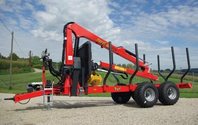 PKW Anhänger Holztransportanhänger PERZL type PRW 12-4